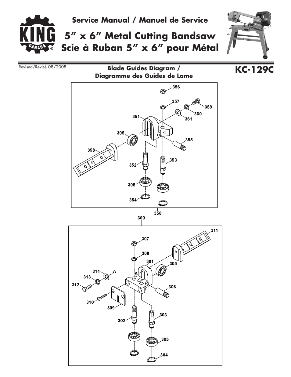 Kc-129c | King Canada KC-129C User Manual | Page 4 / 8