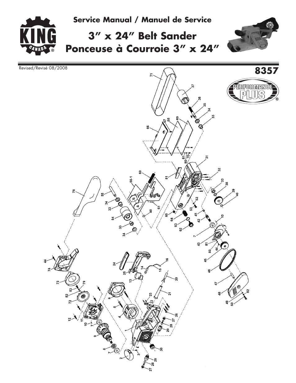 King Canada 8357 User Manual | 3 pages