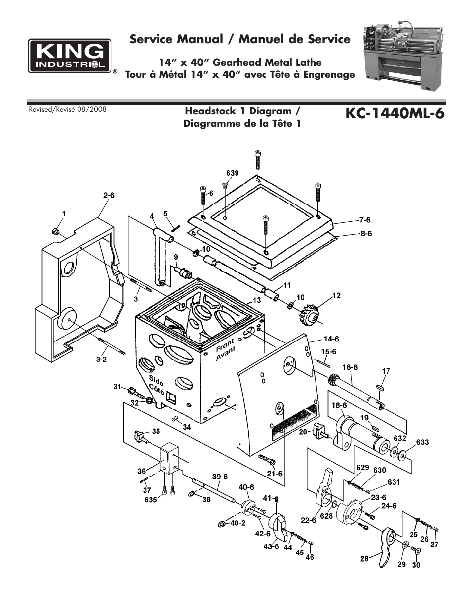 King Canada KC-1440ML-6 User Manual | 27 pages