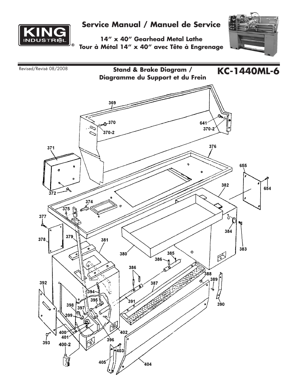 King Canada KC-1440ML-6 User Manual | Page 5 / 27