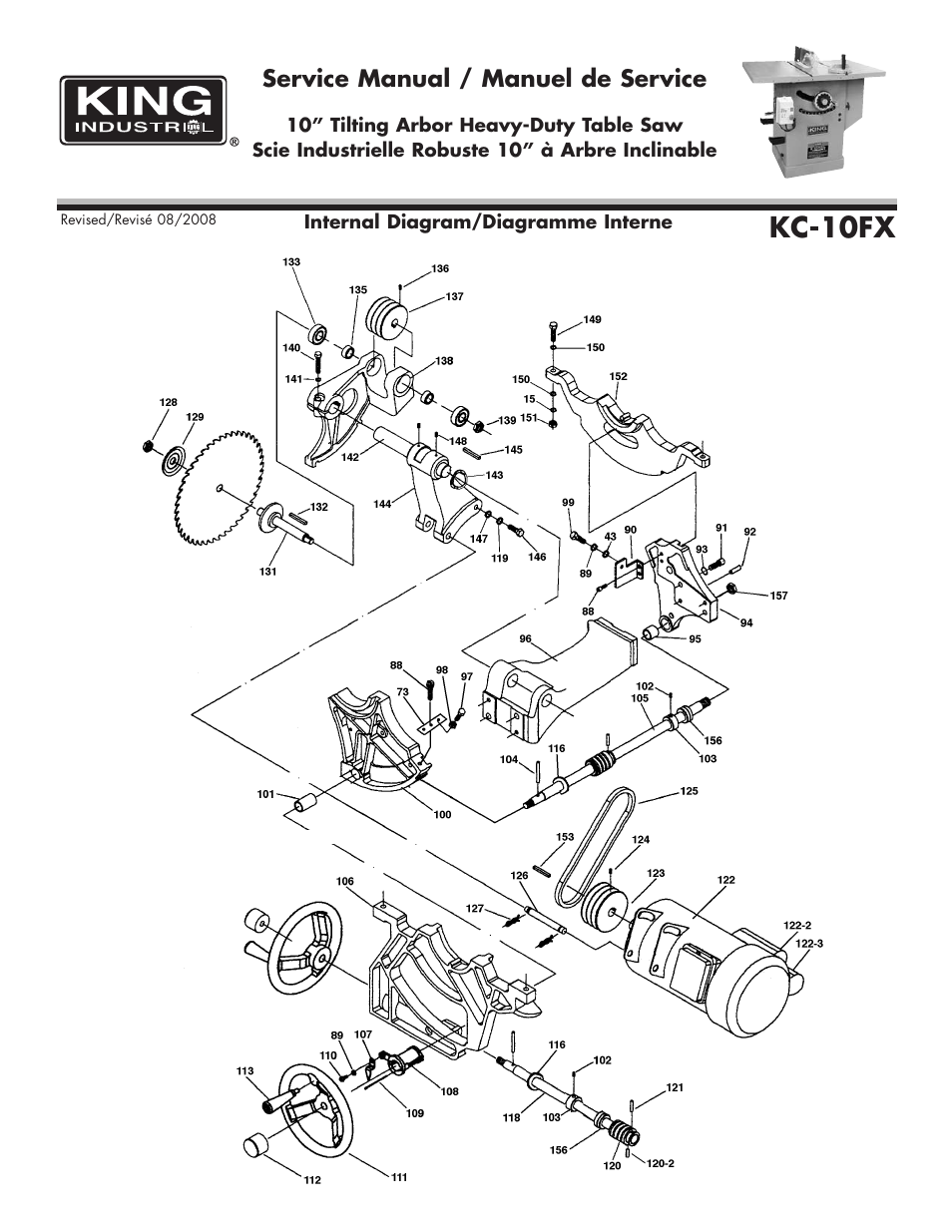 Kc-10fx | King Canada KC-10FX User Manual | Page 2 / 6