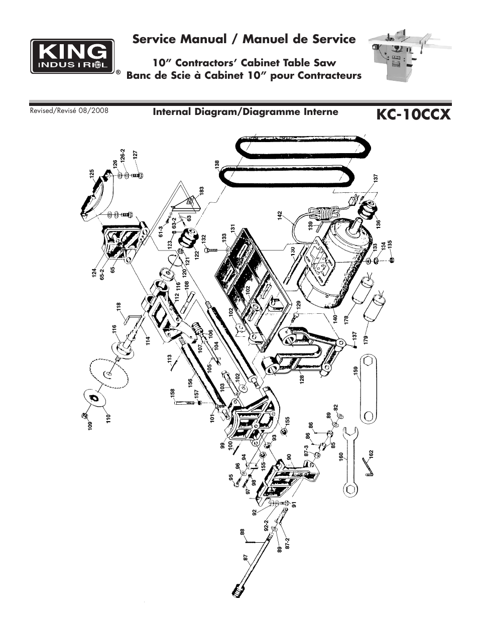 Kc-10ccx | King Canada KC-10CCX User Manual | Page 2 / 6