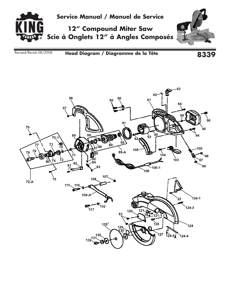 King Canada 8339 User Manual | Page 2 / 5