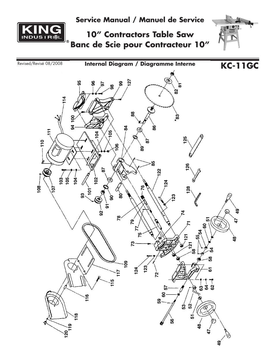Kc-11gc | King Canada KC-11GC User Manual | Page 2 / 7