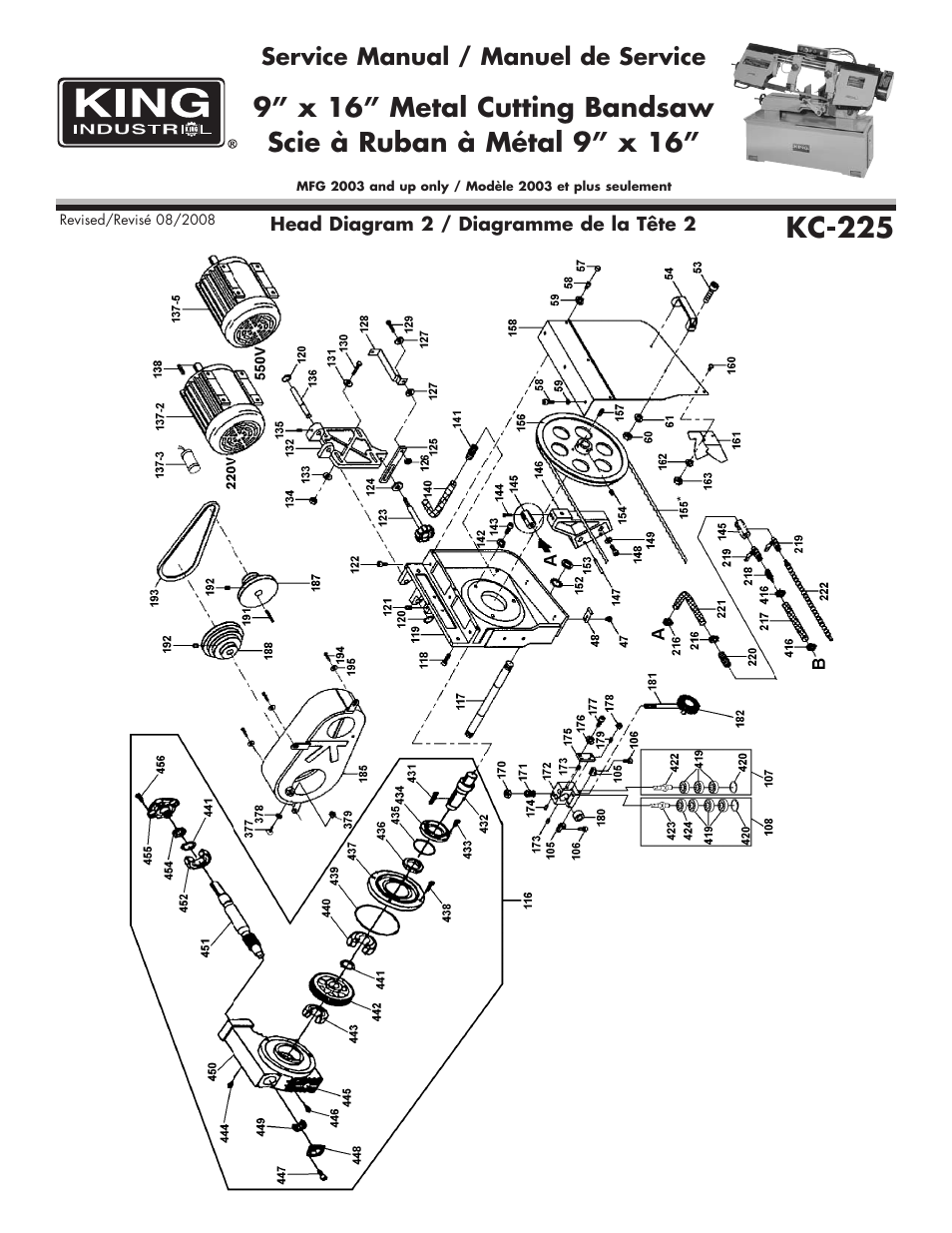 Kc-225 | King Canada KC-225 User Manual | Page 2 / 8