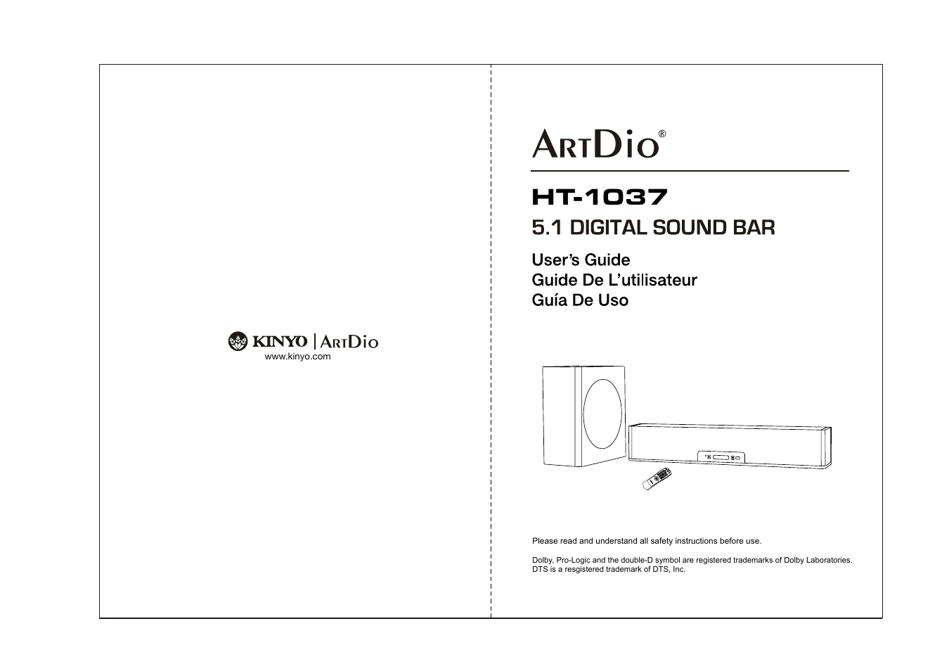 Kinyo HT-1037 User Manual | 22 pages