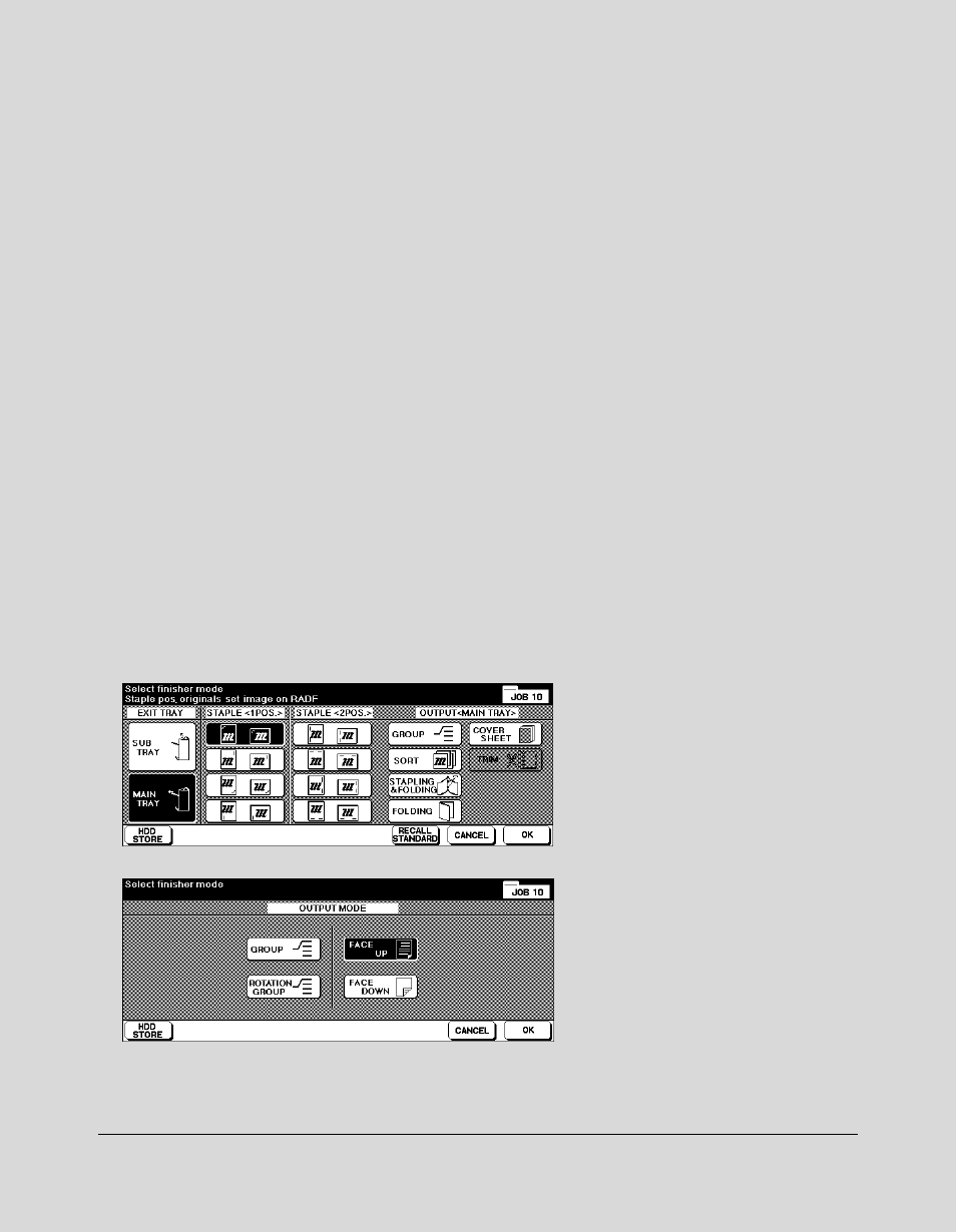 Section 7: output modes | Kyocera copier User Manual | Page 106 / 292