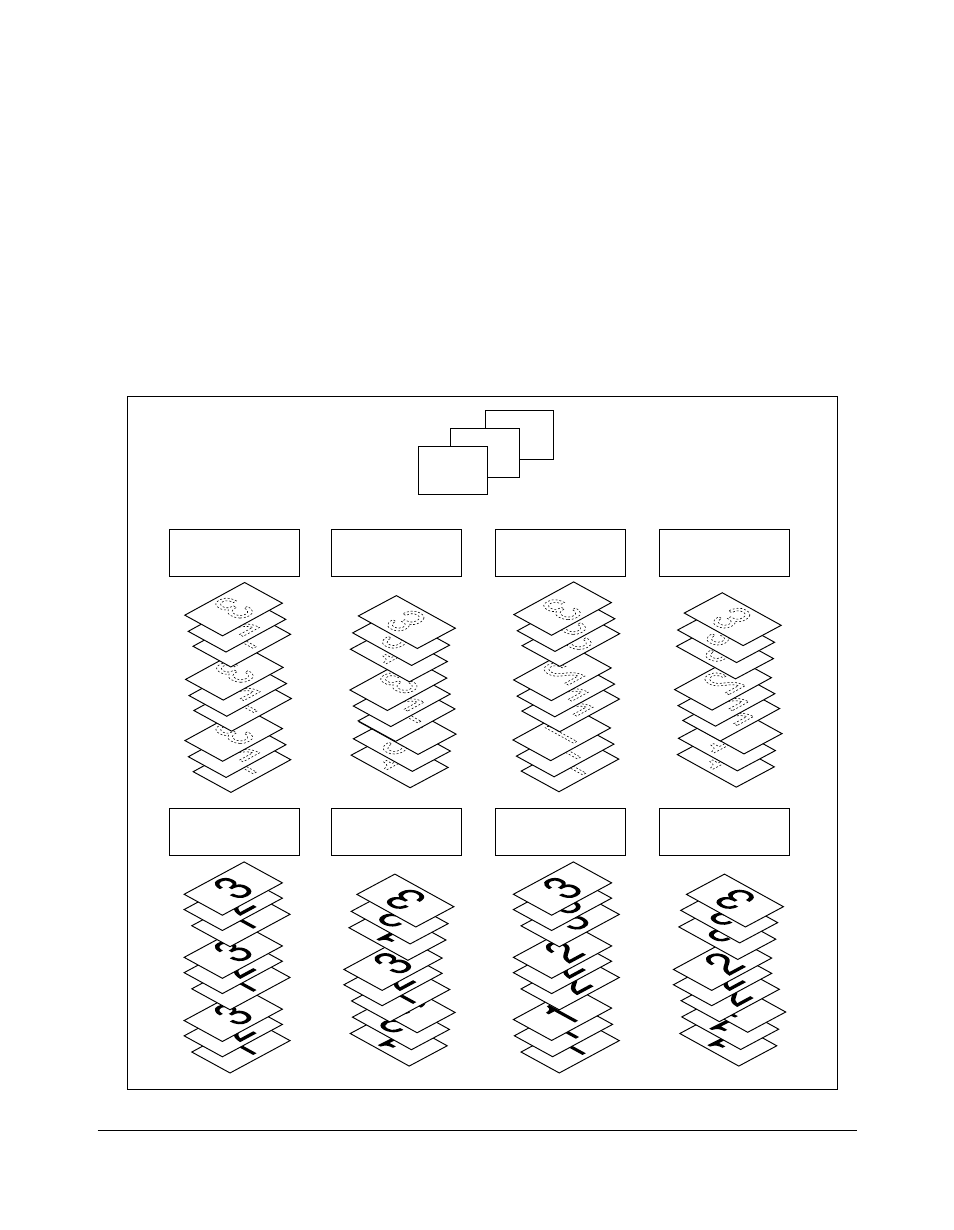 Output mode for machine without finisher, Output mode for machine without finisher -20, Output modes | Kyocera copier User Manual | Page 125 / 292