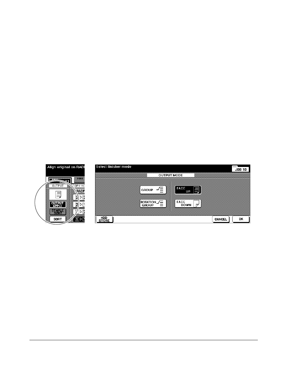 Face up exit, Face up exit -24, Output modes | Kyocera copier User Manual | Page 129 / 292