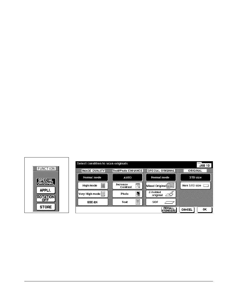 Special original screen, Special original screen -2, Special original | Kyocera copier User Manual | Page 133 / 292