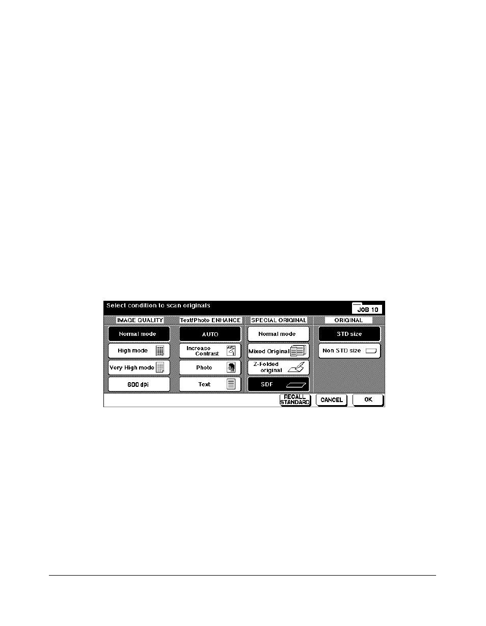 Sdf (single document feed), Sdf (single document feed) -11, Special original | Special original (continued) | Kyocera copier User Manual | Page 142 / 292