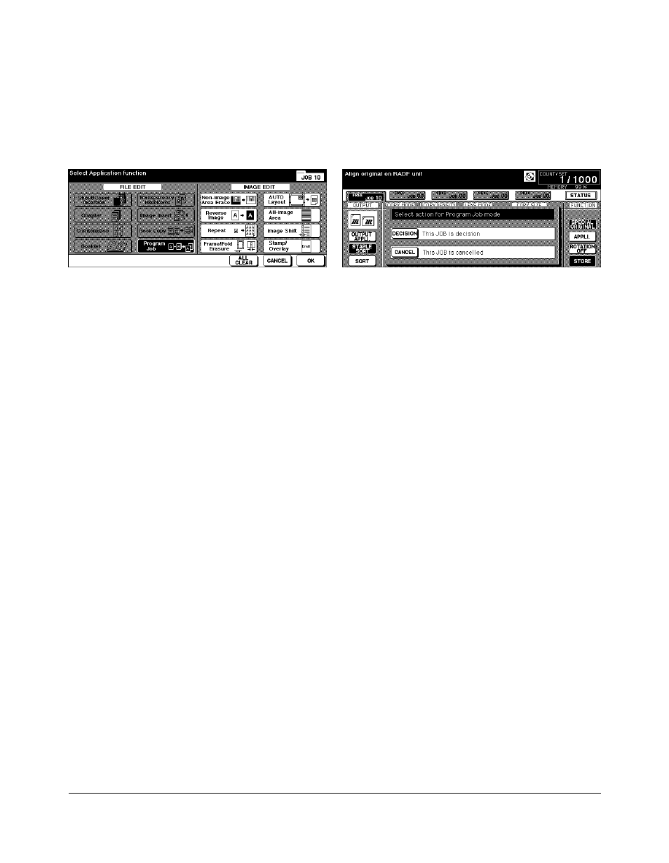 Applications, Program job (continued) | Kyocera copier User Manual | Page 165 / 292