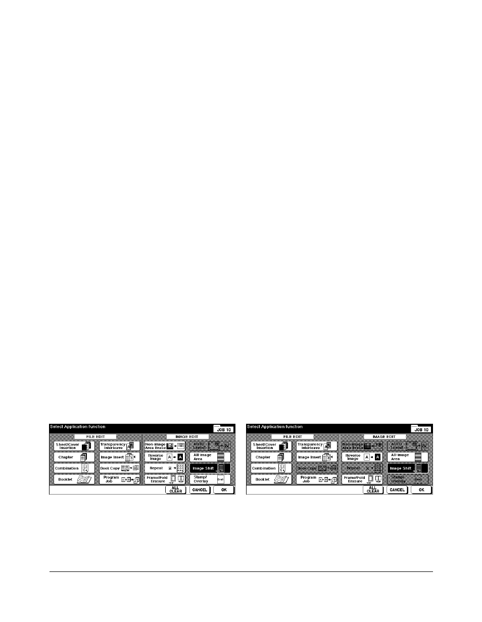 Image shift, Image shift -34, Applications | Kyocera copier User Manual | Page 177 / 292