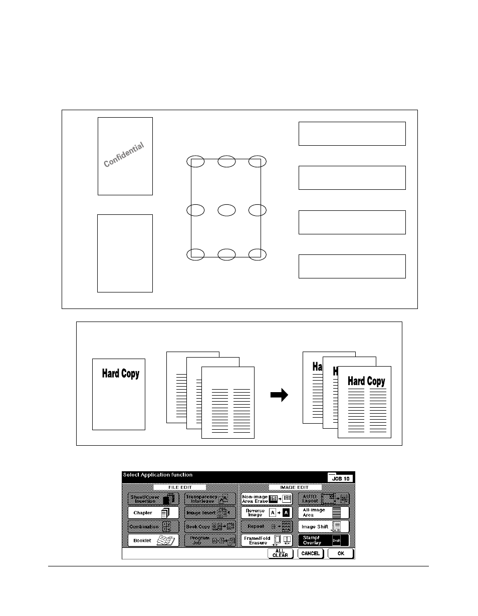 Applications, Stamp/overlay (continued) | Kyocera copier User Manual | Page 182 / 292