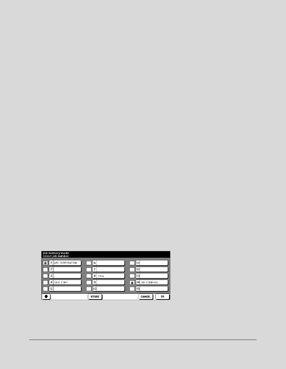 Section 10: job memory | Kyocera copier User Manual | Page 186 / 292