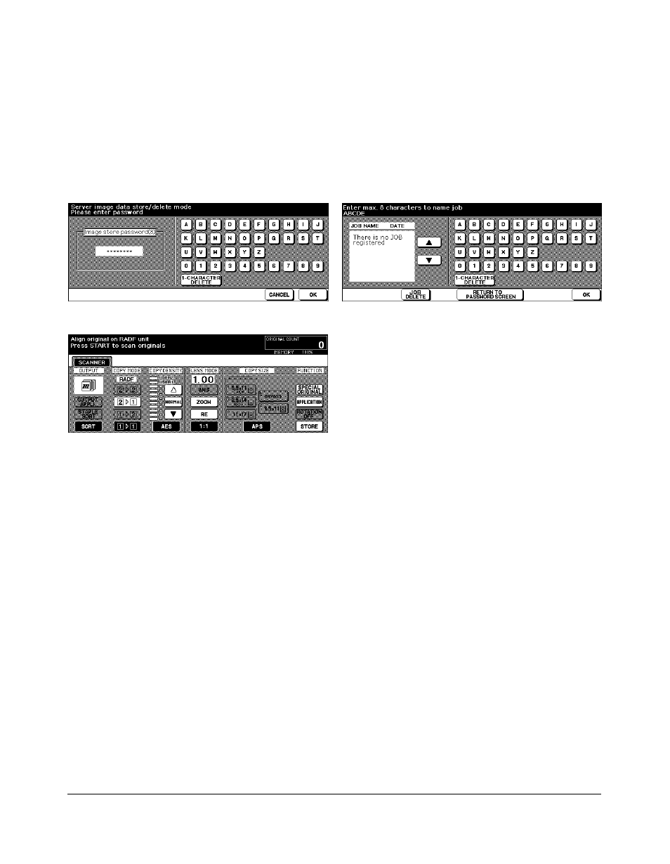 Server function, Image store/delete mode (continued) | Kyocera copier User Manual | Page 197 / 292