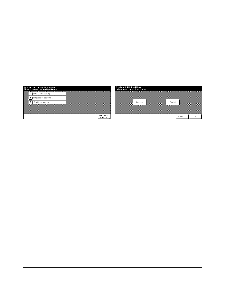 Language select setting [2, Language select setting [2] -8, Key operator mode | System initial setting [1] (continued) | Kyocera copier User Manual | Page 221 / 292