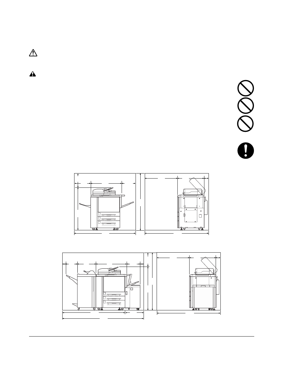 Installation precautions, Installation precautions -4, Safety information | Environment | Kyocera copier User Manual | Page 27 / 292