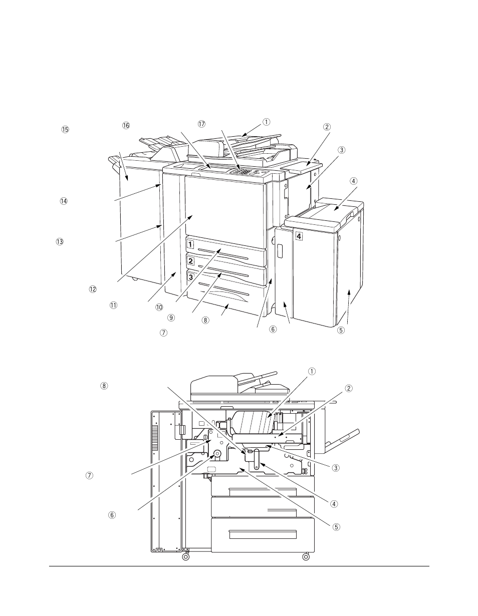 Machine configuration, Machine configuration -2, Machine information | External machine internal machine | Kyocera copier User Manual | Page 35 / 292