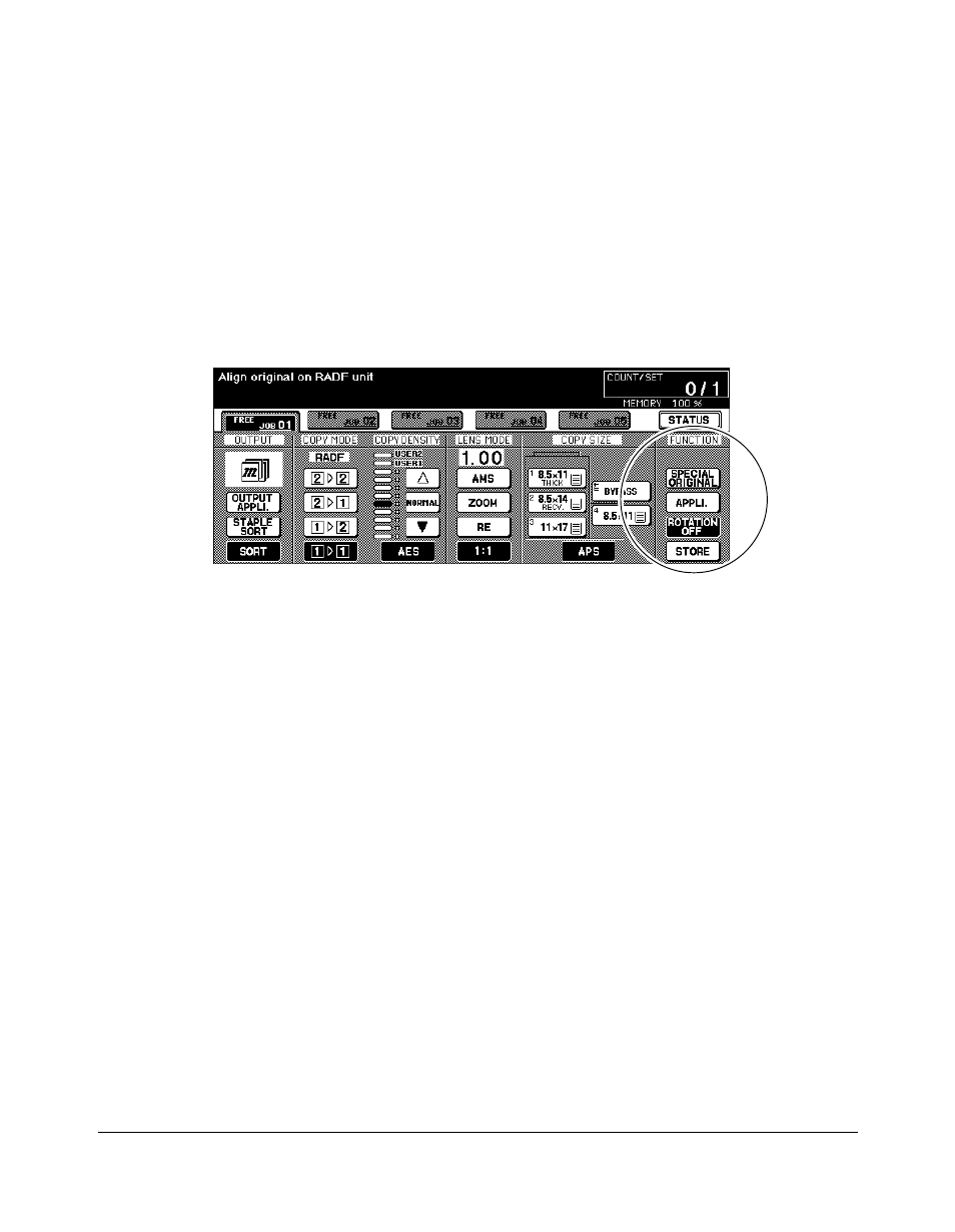 To release automatic rotation, To release automatic rotation -34, Basic operations | Rotation (continued) | Kyocera copier User Manual | Page 96 / 292