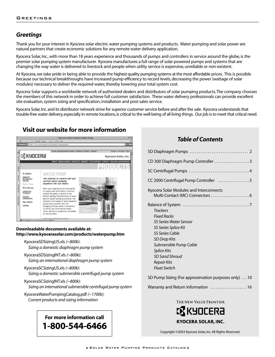 Kyocera 85221 User Manual | Page 3 / 20
