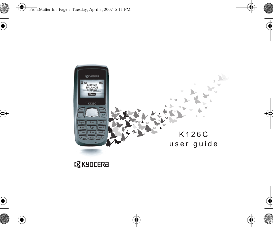 Kyocera K126C User Manual | 56 pages