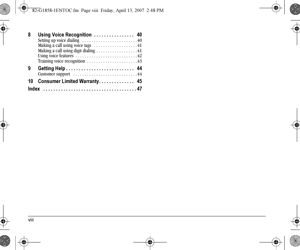 Kyocera K126C User Manual | Page 8 / 56
