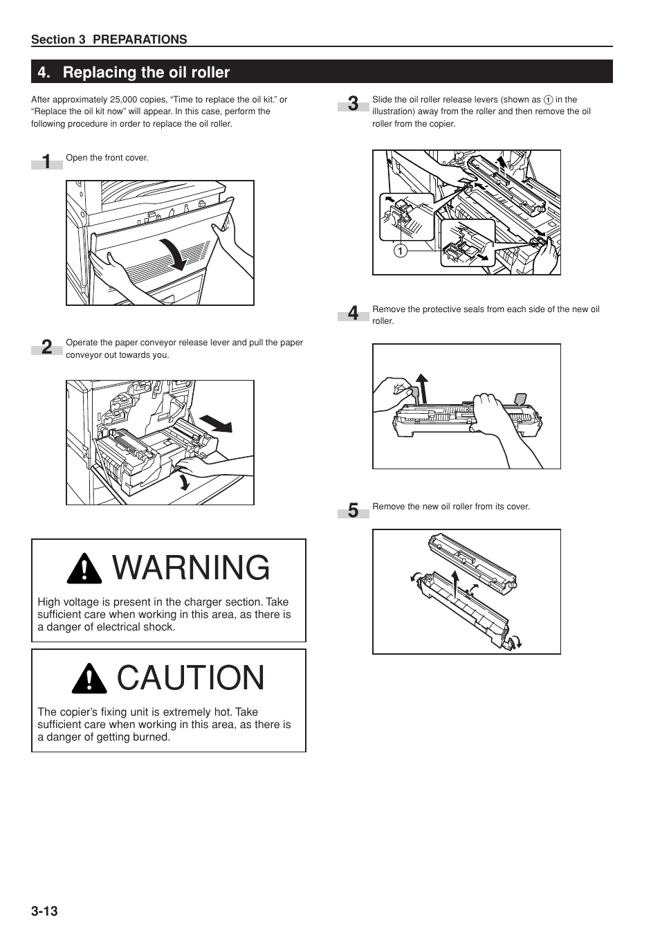 Warning, Caution | Kyocera KM-C830 User Manual | Page 35 / 161