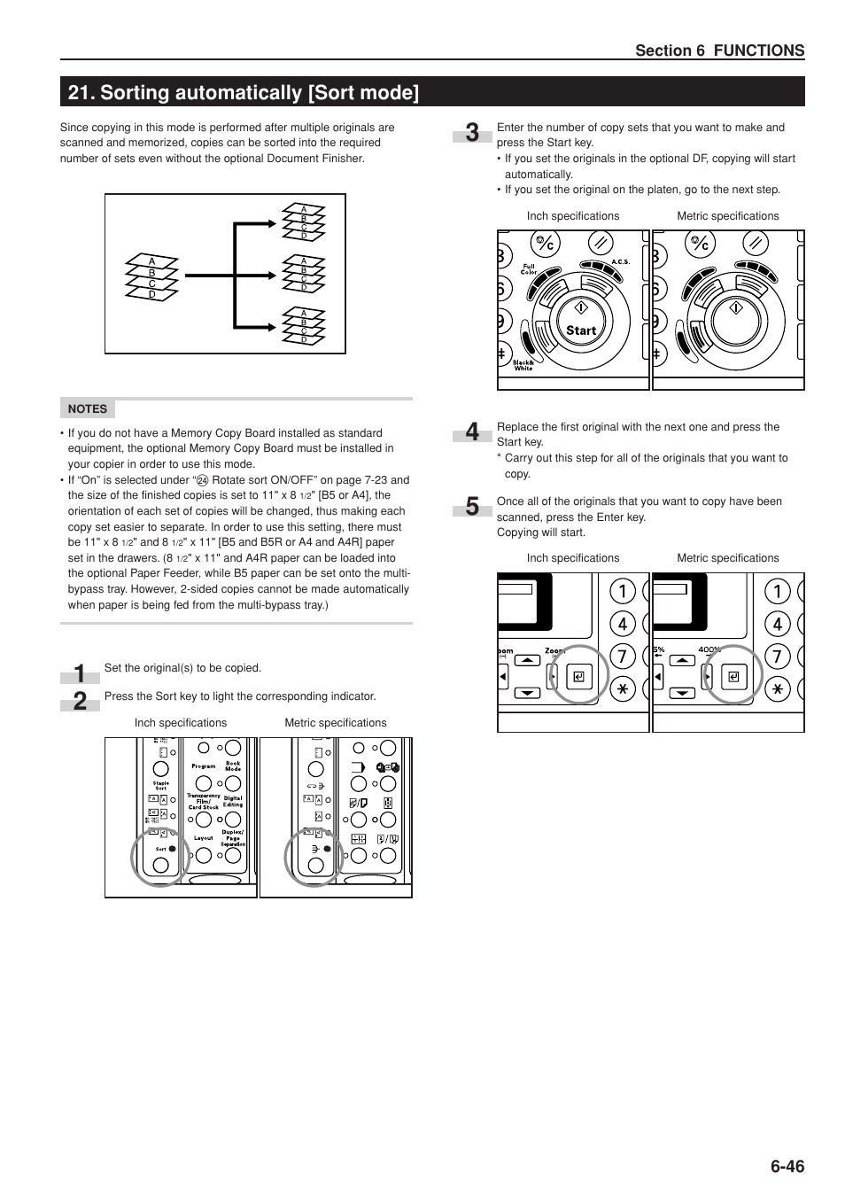 Sorting automatically [sort mode | Kyocera KM-C830 User Manual | Page 93 / 161