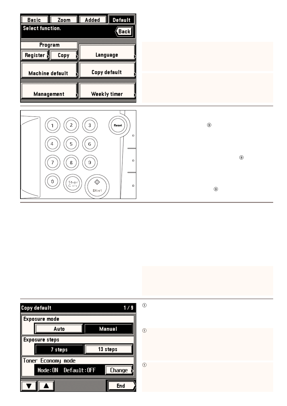 How to set each mode, 1 exposure mode | Kyocera 4230 User Manual | Page 145 / 226