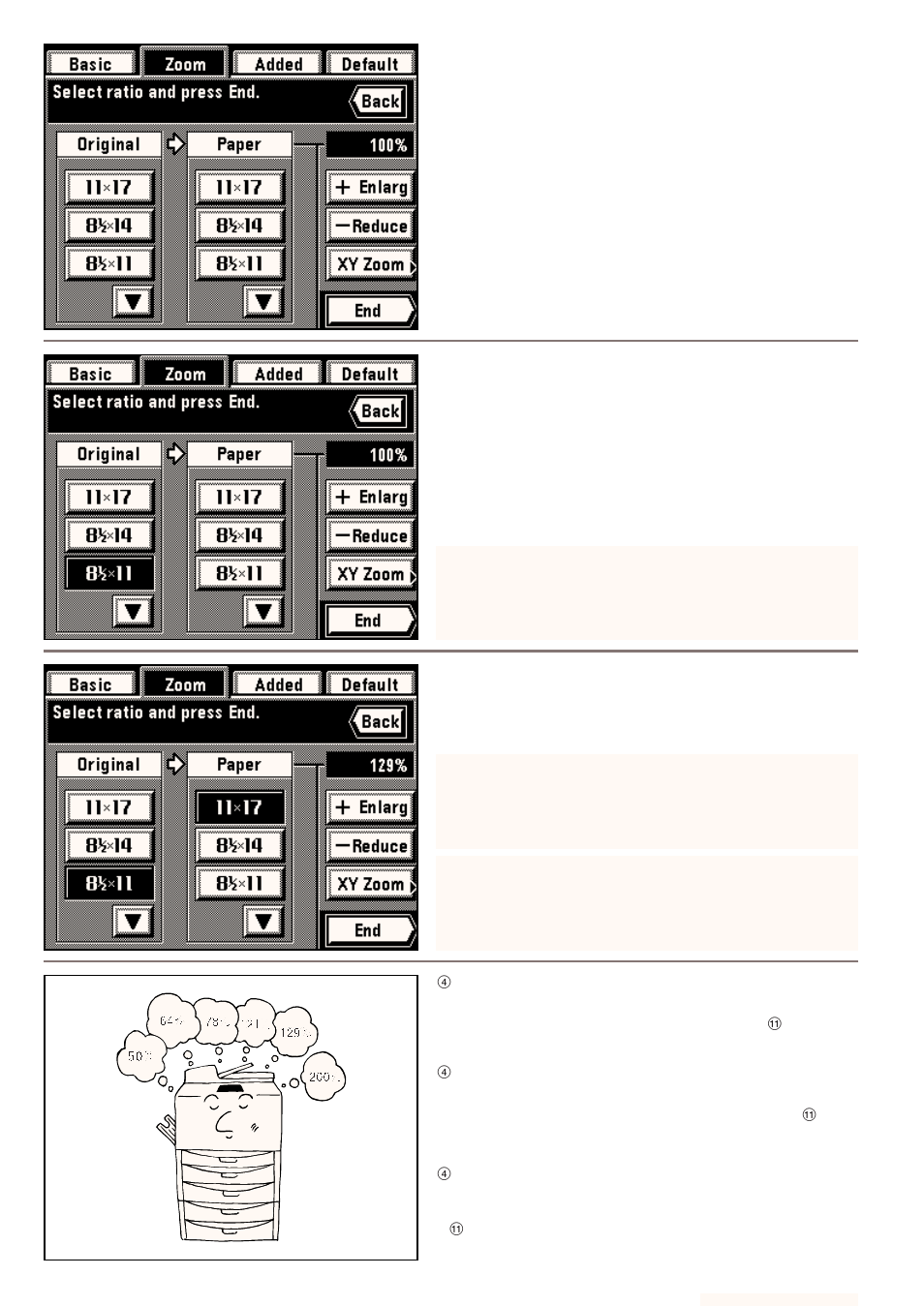 4 size zoom mode | Kyocera 4230 User Manual | Page 54 / 226