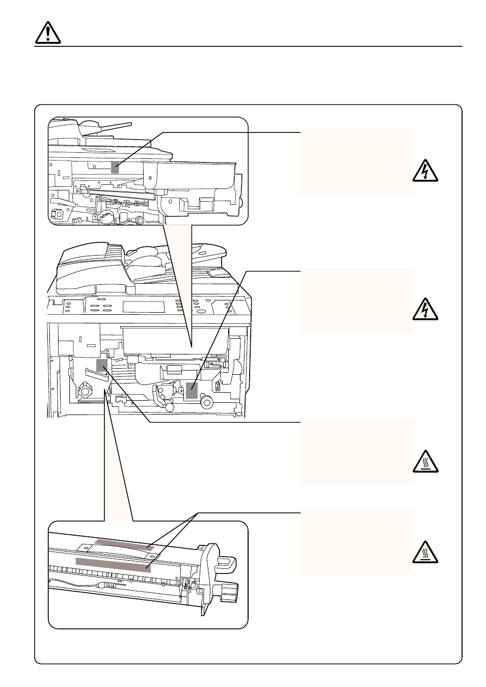 Caution labels | Kyocera 4230 User Manual | Page 9 / 226