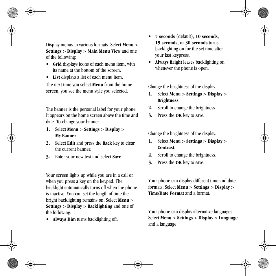 Kyocera S2410 User Manual | Page 55 / 72