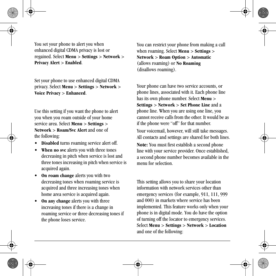 Kyocera S2410 User Manual | Page 60 / 72