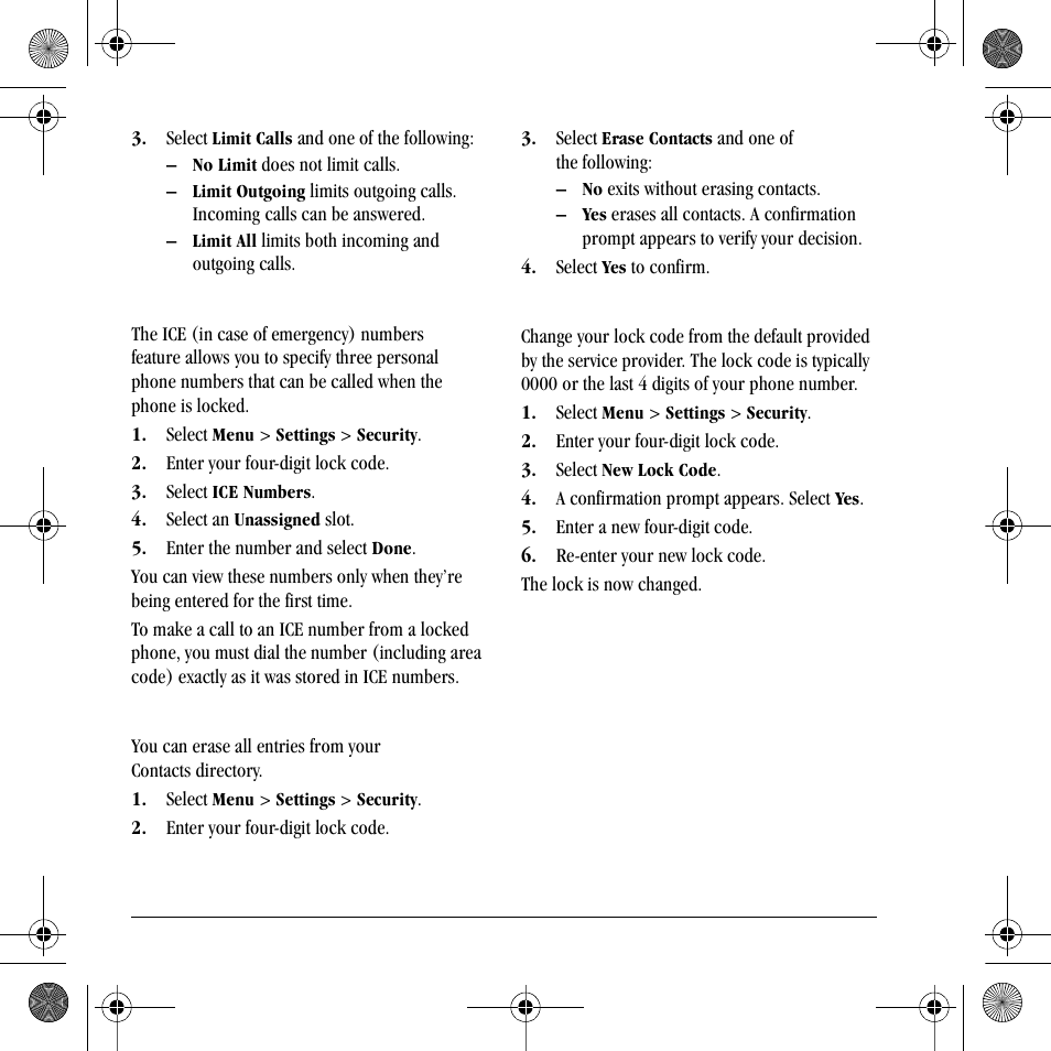 Kyocera S2410 User Manual | Page 62 / 72