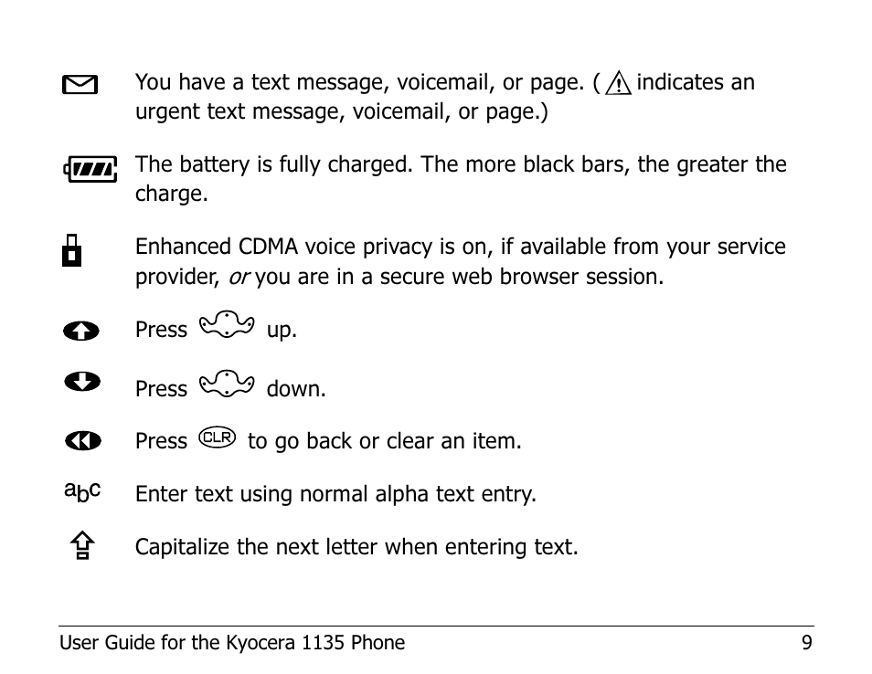 Kyocera 1135 User Manual | Page 27 / 104