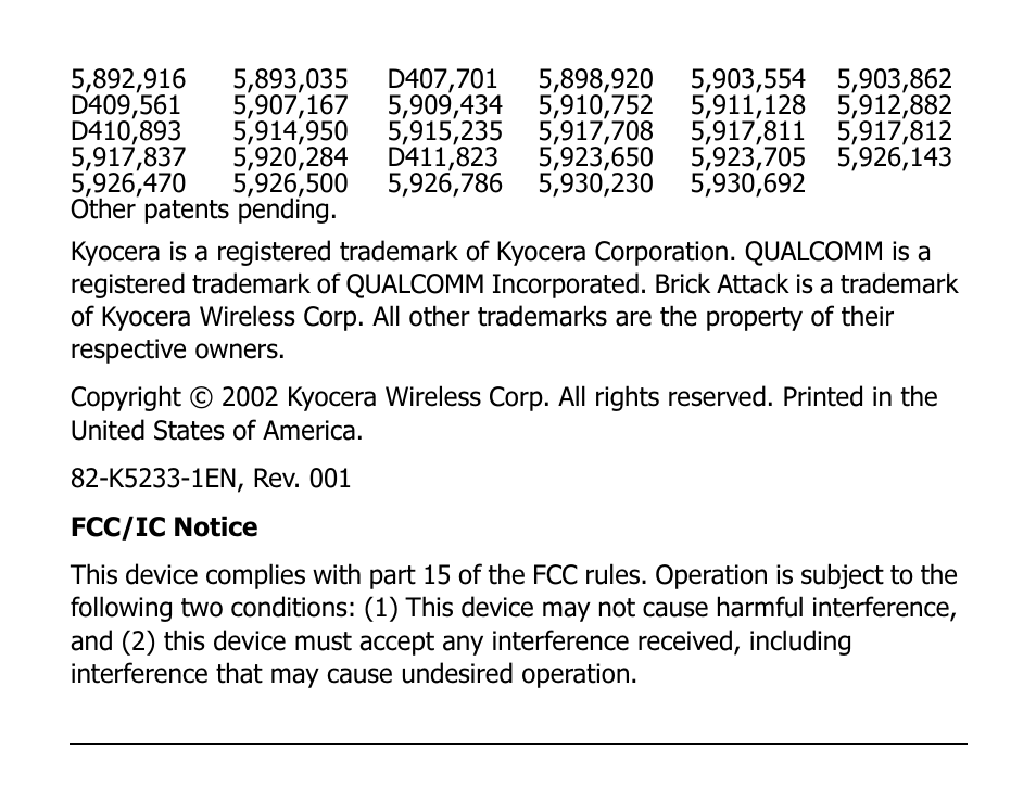 Kyocera 1135 User Manual | Page 4 / 104