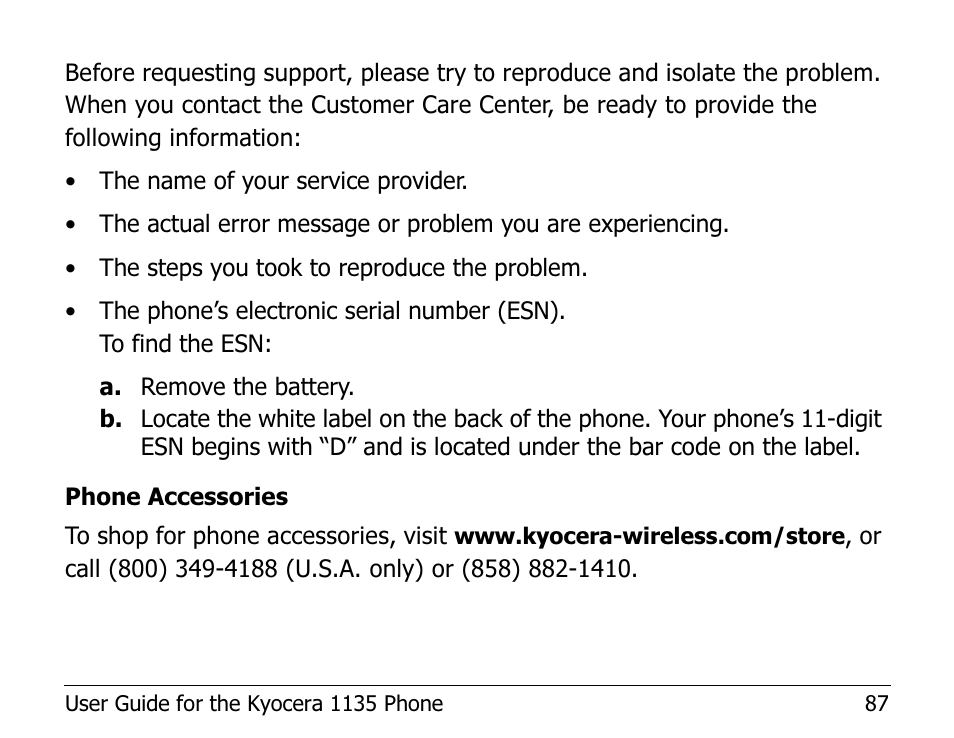 Kyocera 1135 User Manual | Page 99 / 104