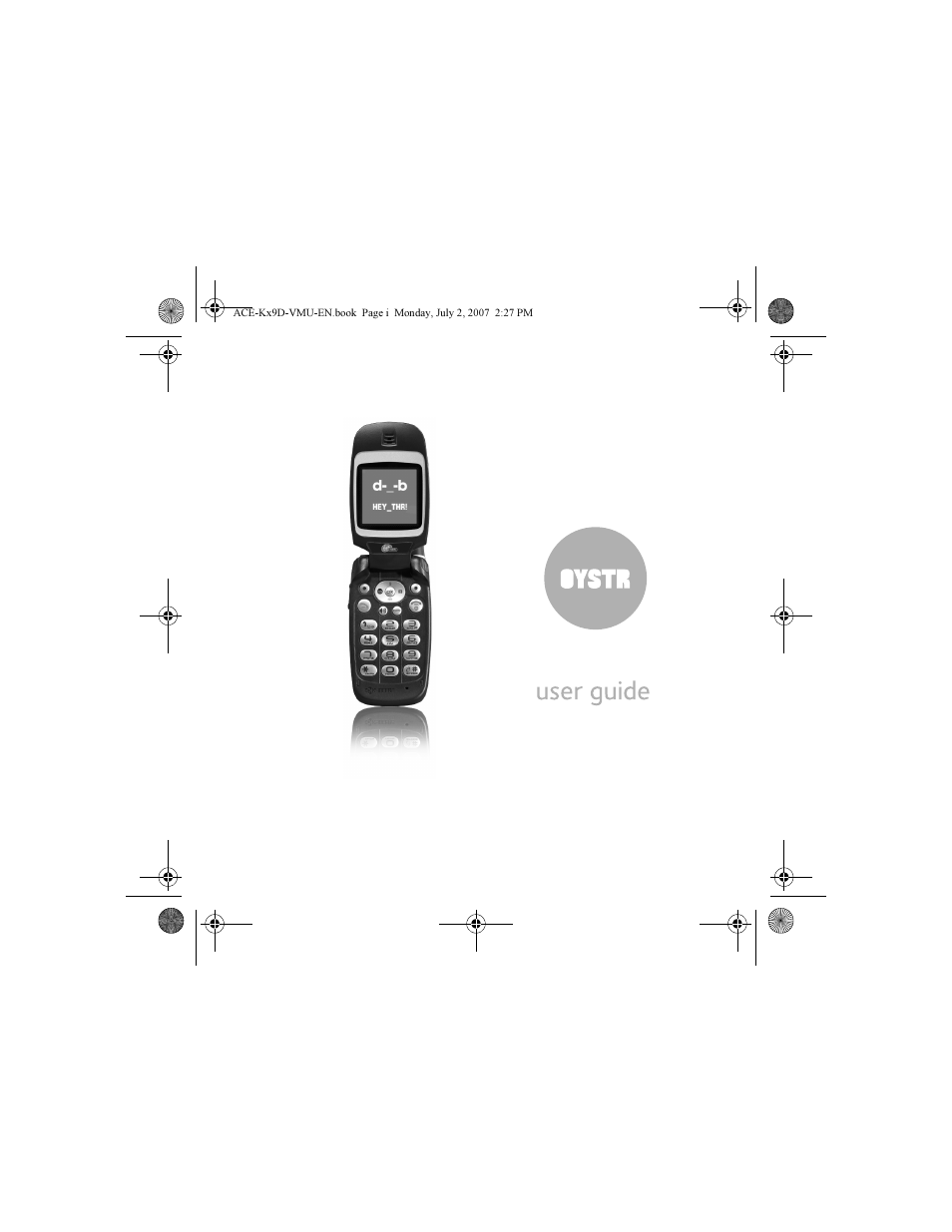 Kyocera OYSTR KX9 User Manual | 64 pages