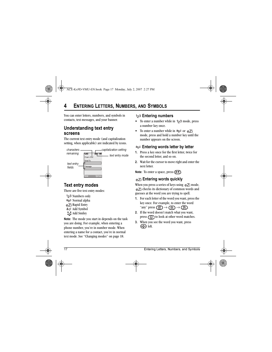 Kyocera OYSTR KX9 User Manual | Page 24 / 64