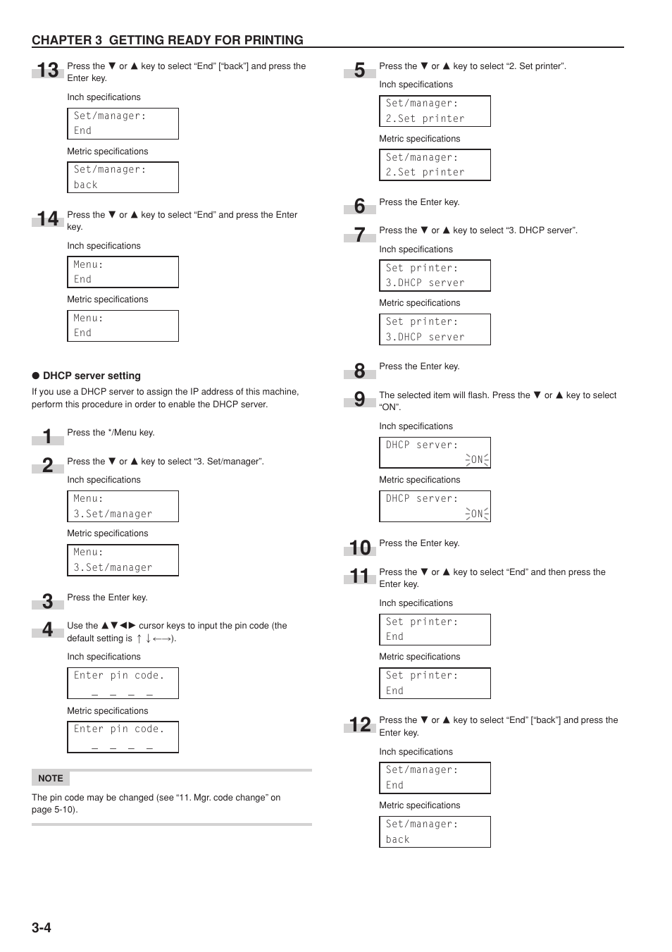 Kyocera KM-P4845w User Manual | Page 22 / 68