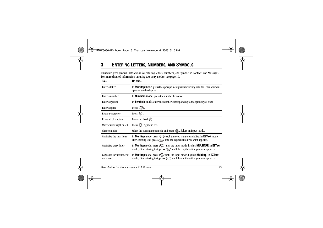 Kyocera K112 User Manual | Page 19 / 42