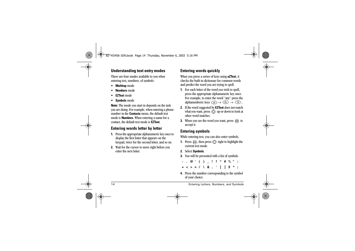 Kyocera K112 User Manual | Page 20 / 42