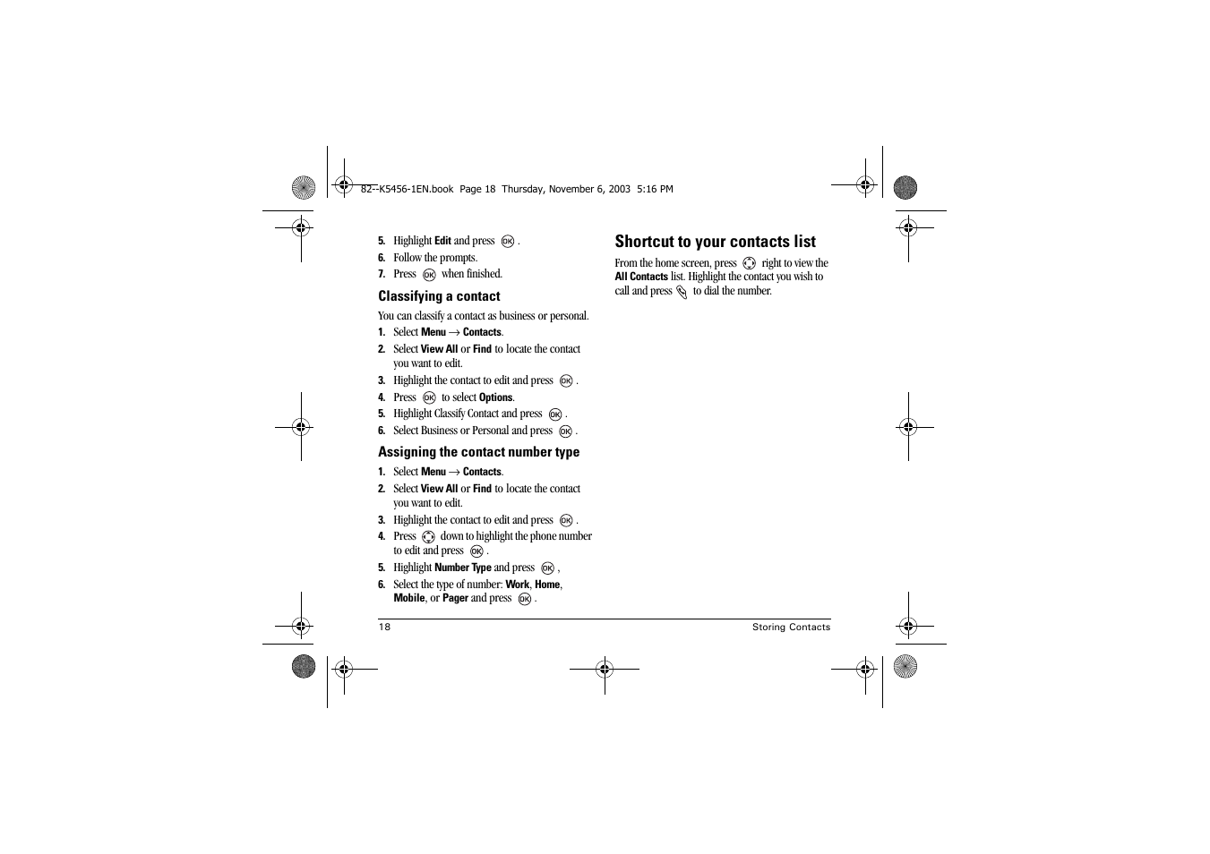 Kyocera K112 User Manual | Page 24 / 42