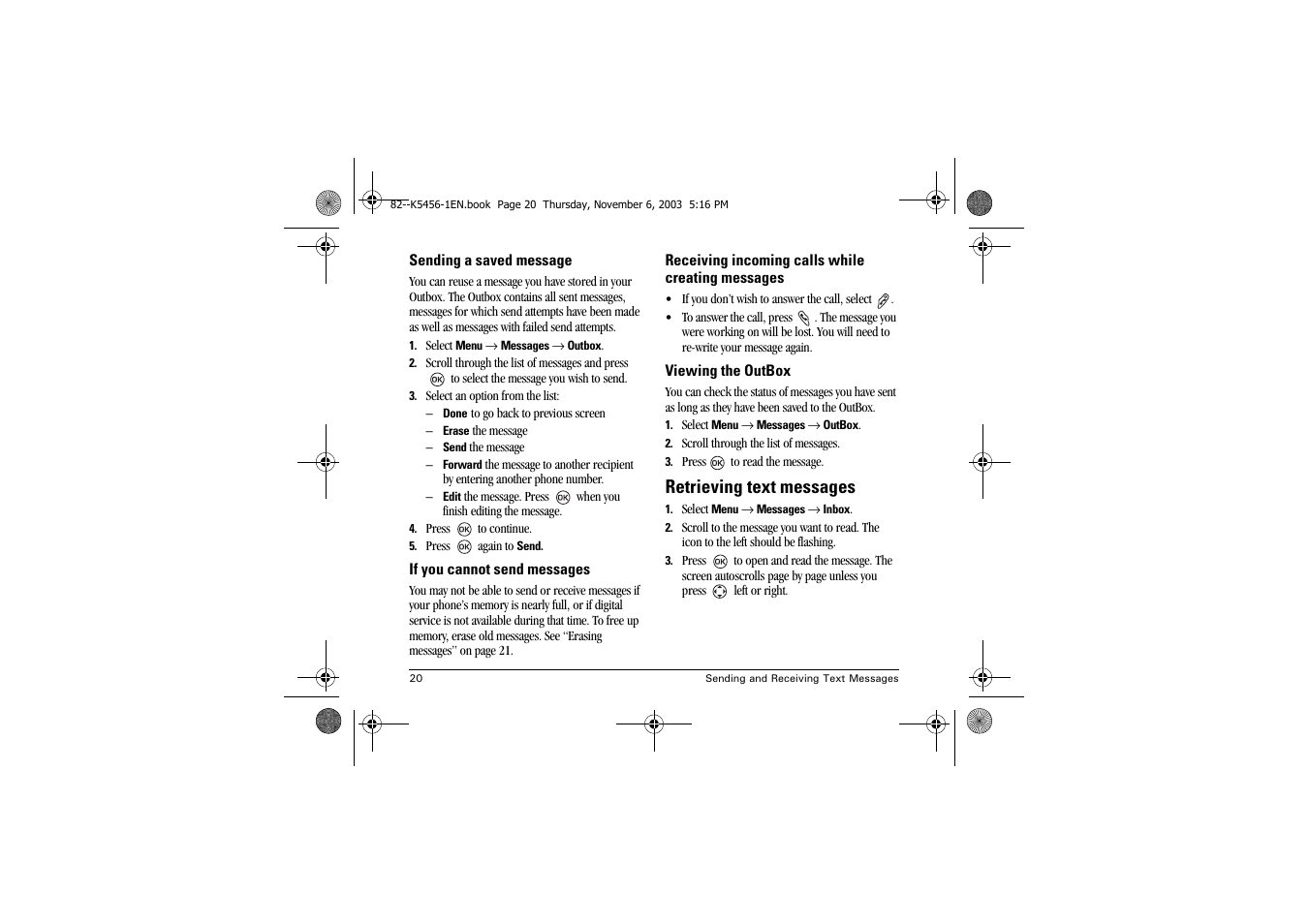 Kyocera K112 User Manual | Page 26 / 42