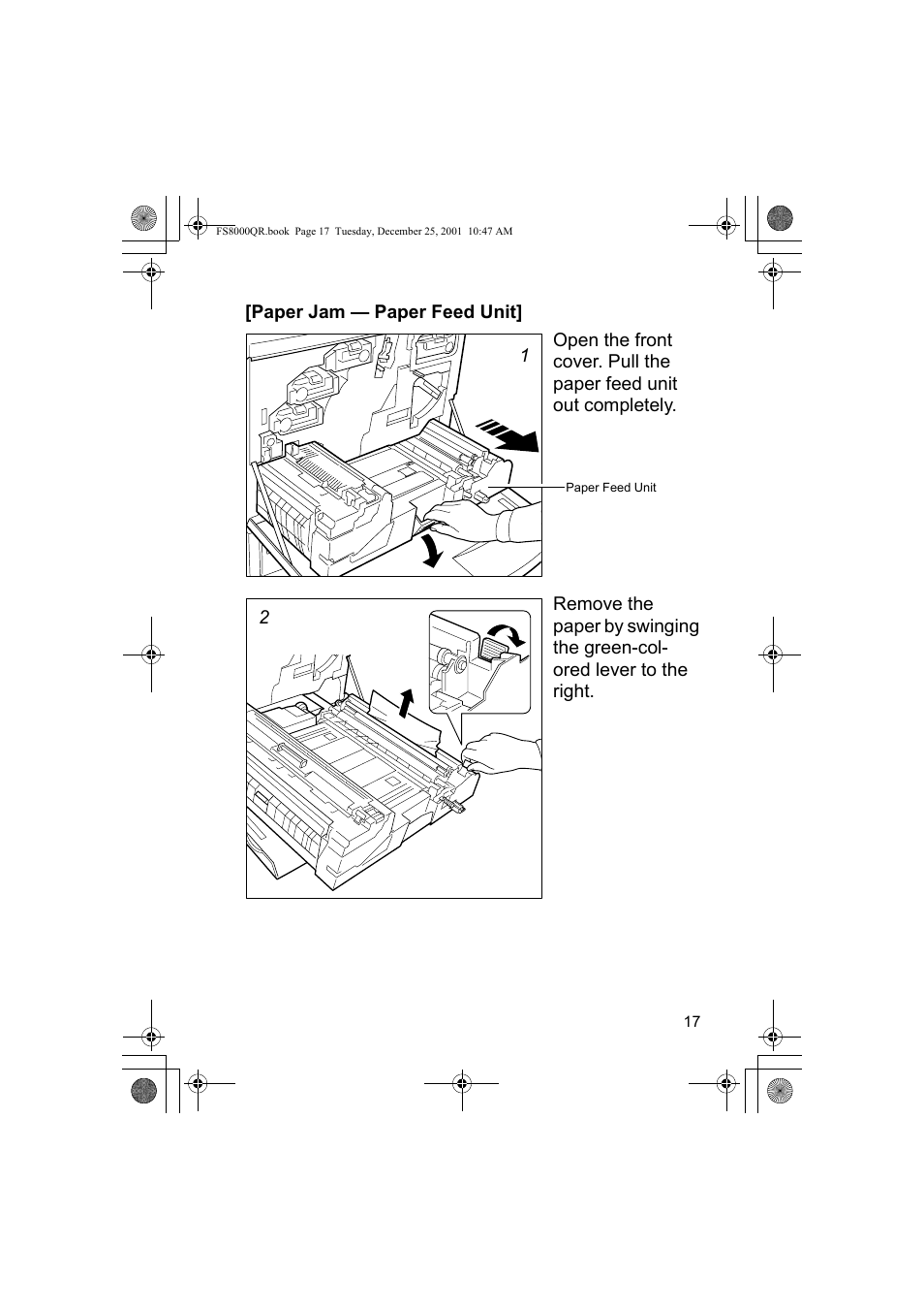 Kyocera Mita FS-8000CD User Manual | Page 19 / 44