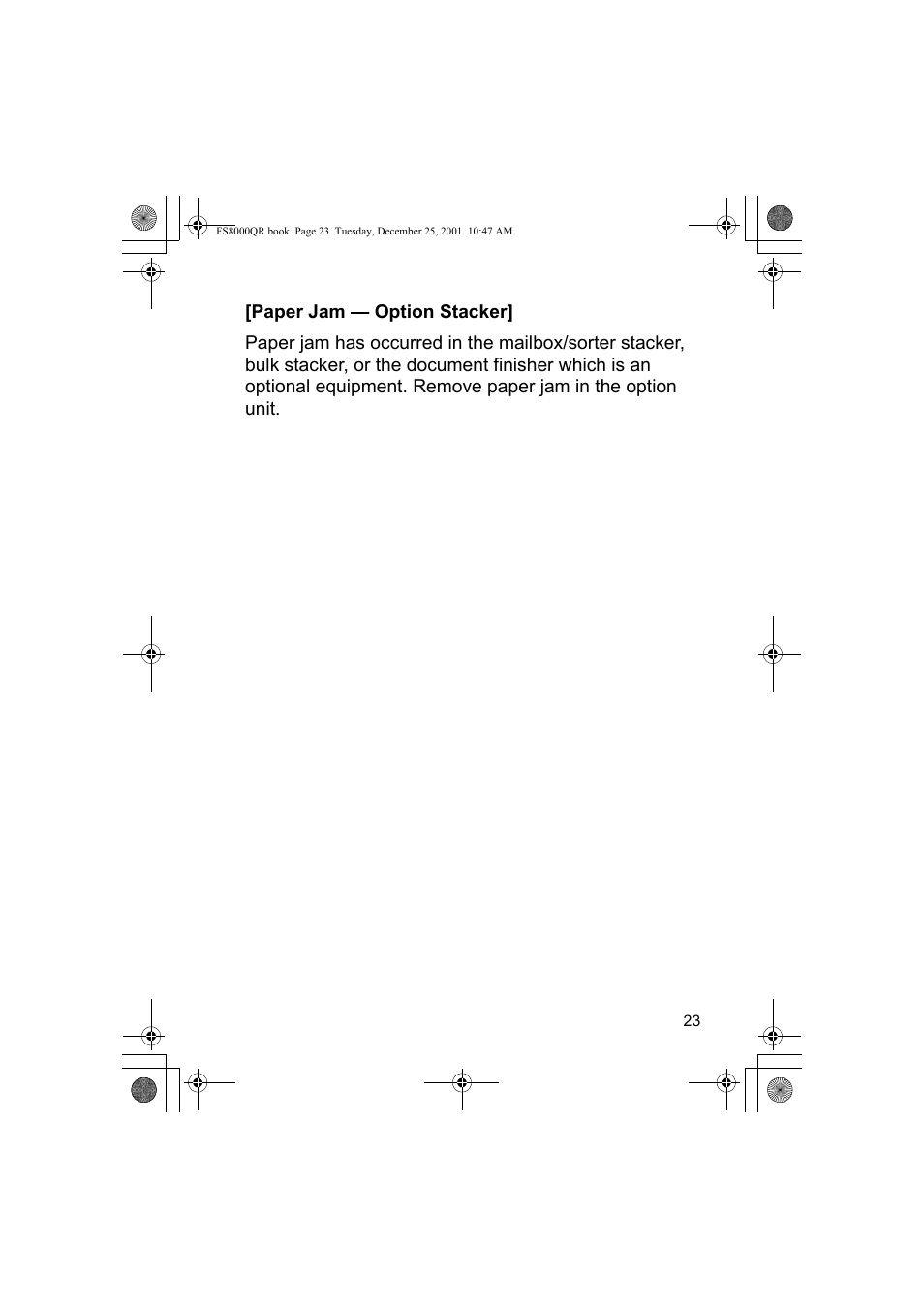 Kyocera Mita FS-8000CD User Manual | Page 25 / 44