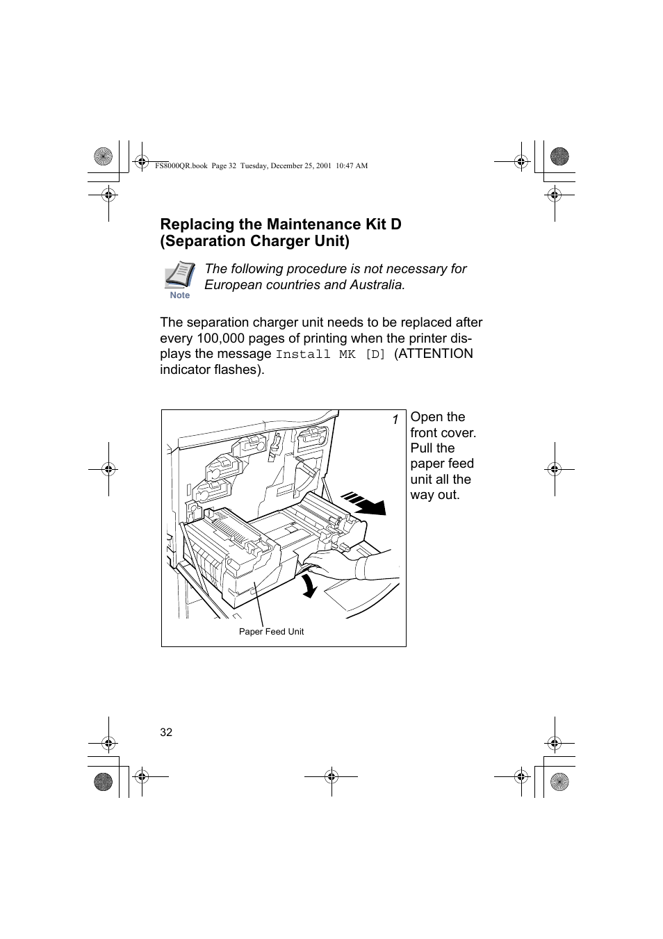 Kyocera Mita FS-8000CD User Manual | Page 34 / 44