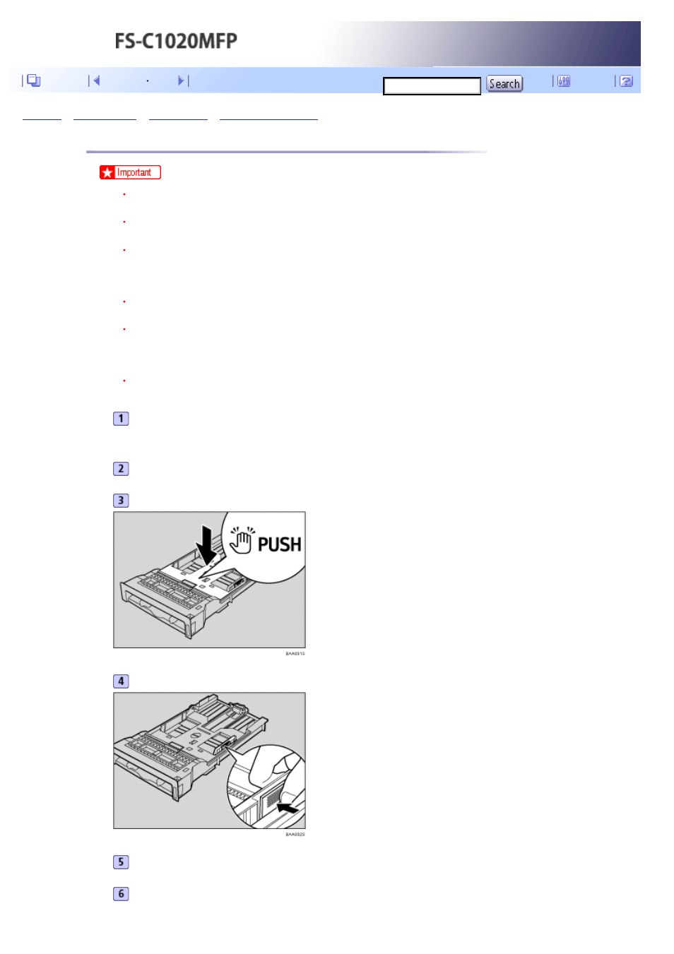Loading envelopes, Next | Kyocera FS-C1020MFP User Manual | Page 135 / 477