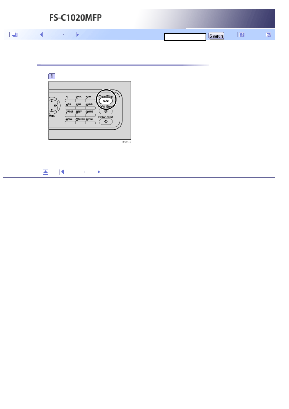 Resetting the print job, Next | Kyocera FS-C1020MFP User Manual | Page 178 / 477